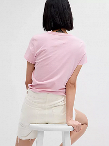 Футболка GAP CLSC TEE 268820-72 Розовый S synthetic.ua - Фото 1