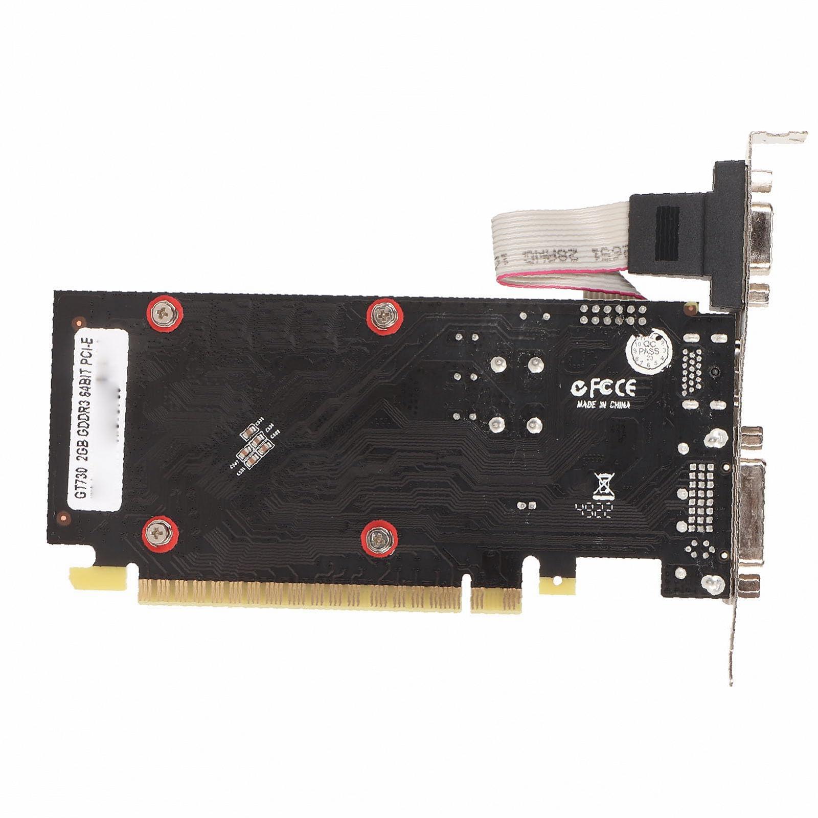 Видеокарта VBESTLIFE GT730 2GB GDDR3 64bit PCI Express 2.0 X16 810/1300MHz 2560x1600 с HDMI, DVI I, фото №5