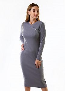 Платье inDresser XS Серый (IN-F0283В065Б-Gray) - Фото 1