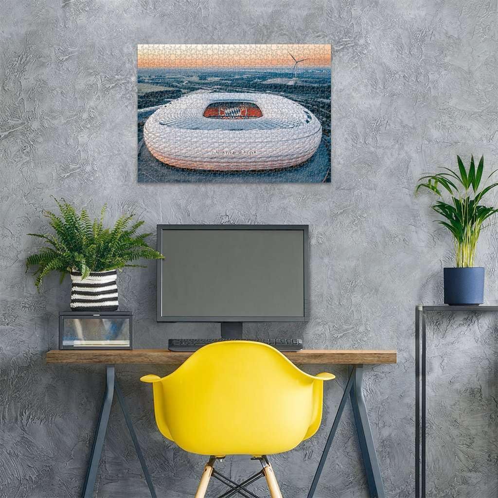 Пазл Ravensburger 12001252 Allianz Arena Munich 1000 деталей, фото №4