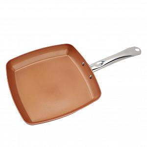 Сковорода Depisuta 24 см Непригарна Алюмінієво-мідна Індукційна з Довгою Ручкою - Фото 1