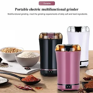 Электрическая Кофемолка 150 Вт Вместимость 50 грамм LY-39 Чёрная - Фото 1