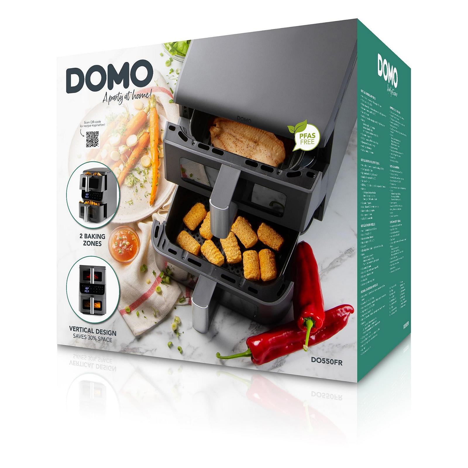 Мультипіч DOMO DO550FR 10 л 2500 Вт Сіра, фото №6 Мультипіч DOMO DO550FR 10 л 2500 Вт Сіра, фото №6