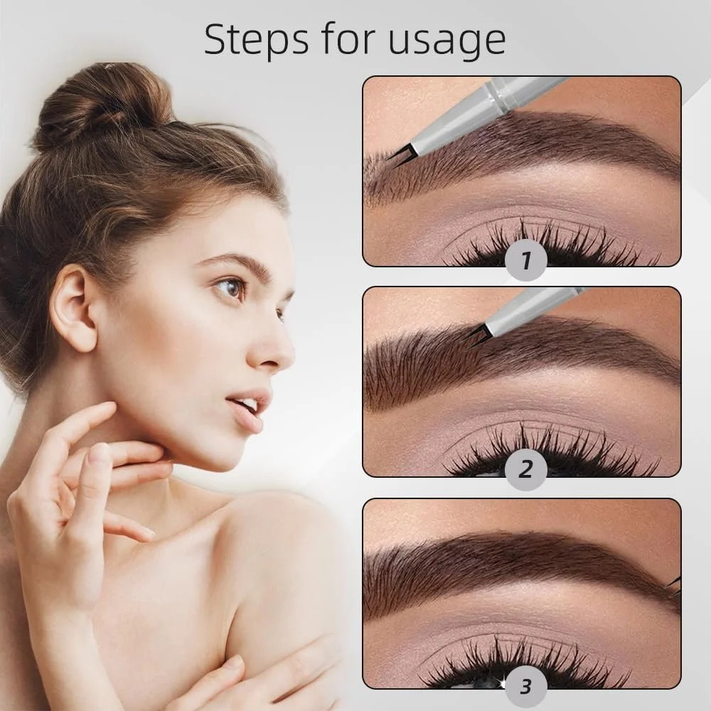 Підводка для вій XIBHDN Подвійний кінчик для нижніх вій, 3D водостійка рідка, фото №6 Підводка для вій XIBHDN Подвійний кінчик для нижніх вій, 3D водостійка рідка, фото №6