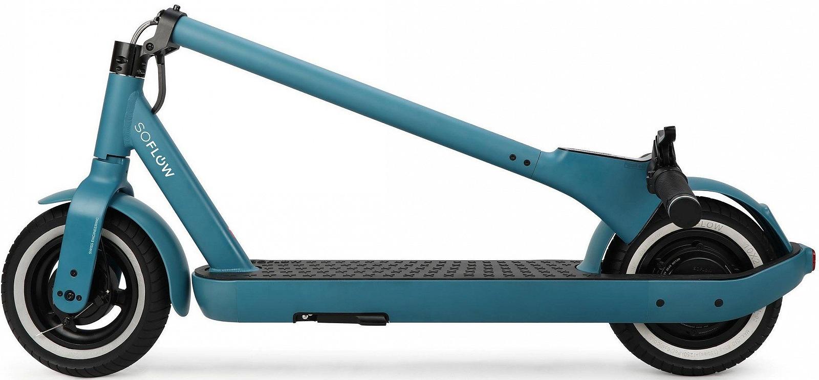 Електросамокат SOFLOW SO ONE+ / 40 км запас ходу / 500 Вт / 9" колеса / 120 кг навантаження / 25 км/г / Синій (WO vers.), фото №4 Електросамокат SOFLOW SO ONE+ / 40 км запас ходу / 500 Вт / 9" колеса / 120 кг навантаження / 25 км/г / Синій (WO vers.), фото №4