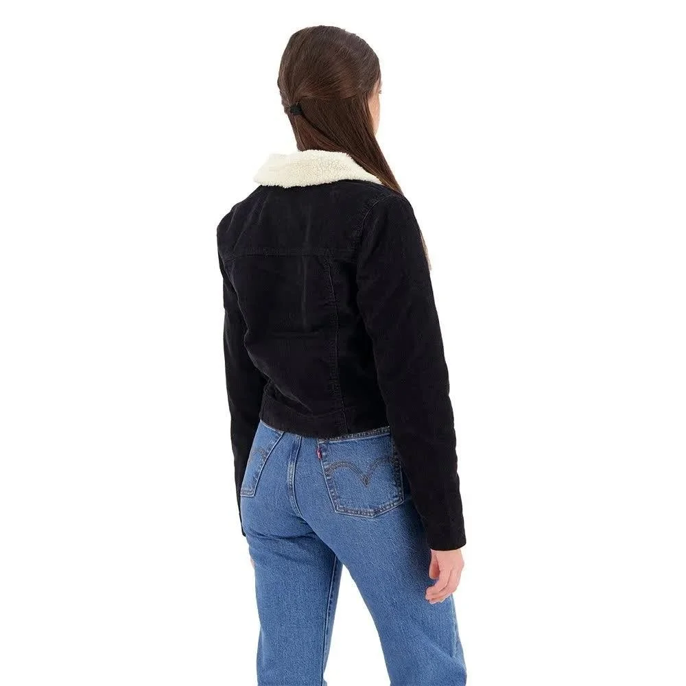 Жіноча куртка LEVIS T3 RETRO SHERPA TRUCKER Caviar - XS, фото №3 Жіноча куртка LEVIS T3 RETRO SHERPA TRUCKER Caviar - XS, фото №3