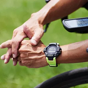 Часы Casio GBD-H2000-1A9ER Зеленый, Зеленый, Размер блока, Ремешок synthetic.ua - Фото 1