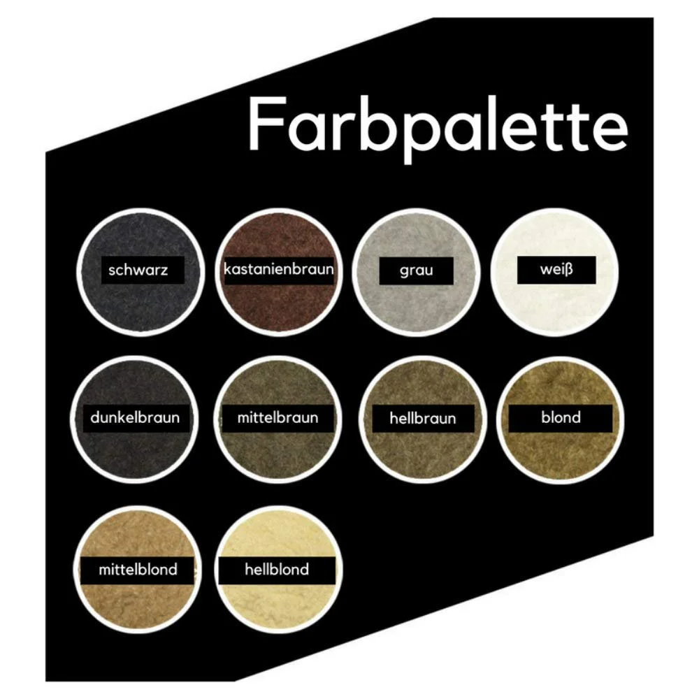 Філер для волосся WELL4U Розсіяне волосся, Тонке волосся, Для потовщення волосся, 10 кольорів, 25 г (Сірий, 25 г), фото №9