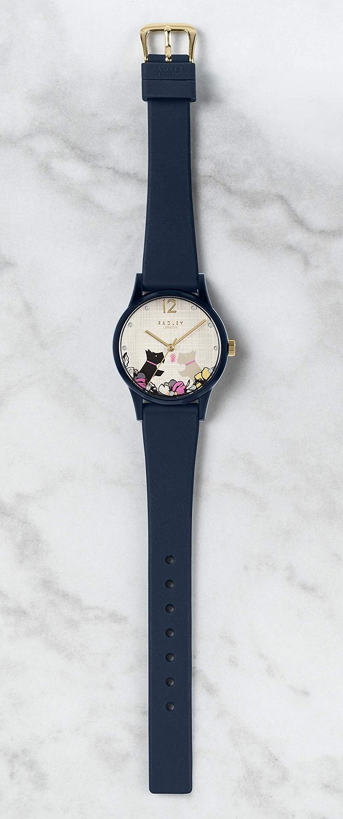 Жіночий Годинник RADLEY Say It with Flowers RY2983 Синій Зображення Песиків Синій Fashion Casual, фото №3