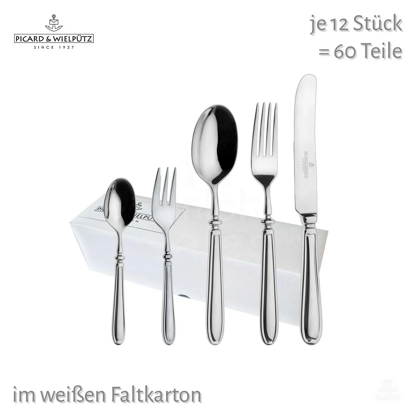 Набір столових приборів Landhaus 60 предметів Picard & Wielpütz, фото №2 Набір столових приборів Landhaus 60 предметів Picard & Wielpütz, фото №2