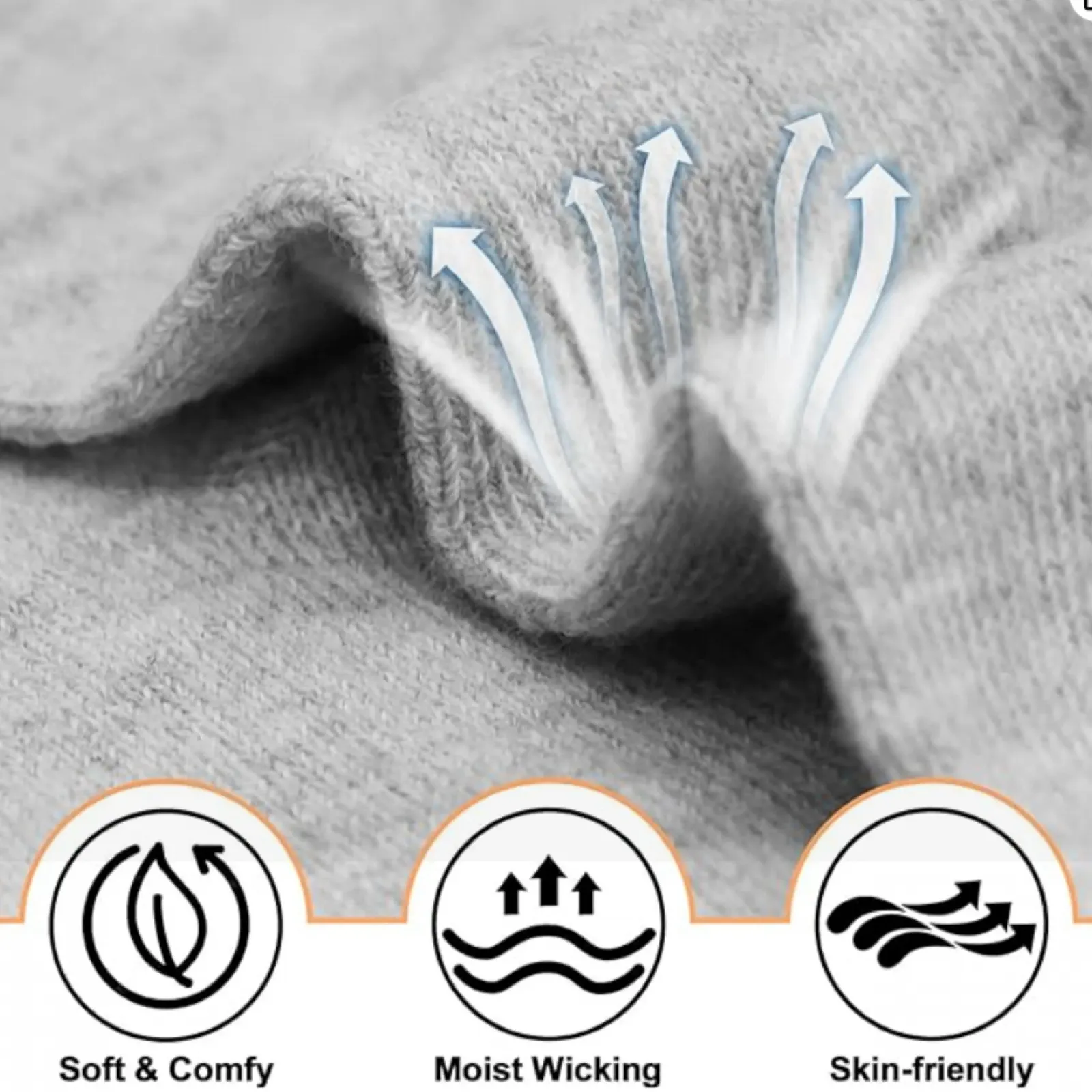 Шкарпетки No-Show Бамбукові 6 пар, Шкарпетки-сліди, фото №5 Шкарпетки No-Show Бамбукові 6 пар, Шкарпетки-сліди, фото №5