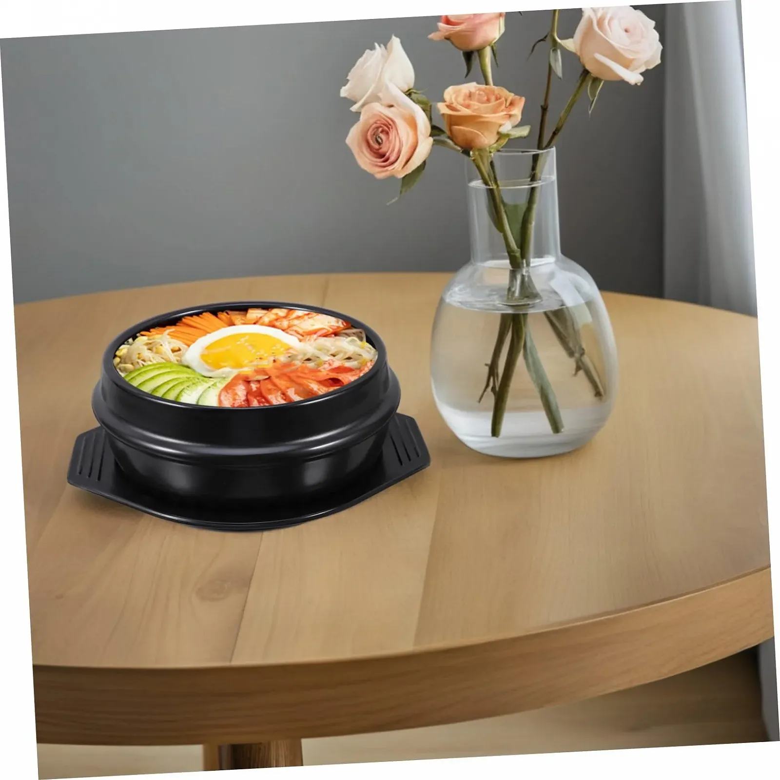 Горшок VALICLUD керамический для бибимбапа термостойкий с вентиляционными отверстиями для газовых плит, фото №6