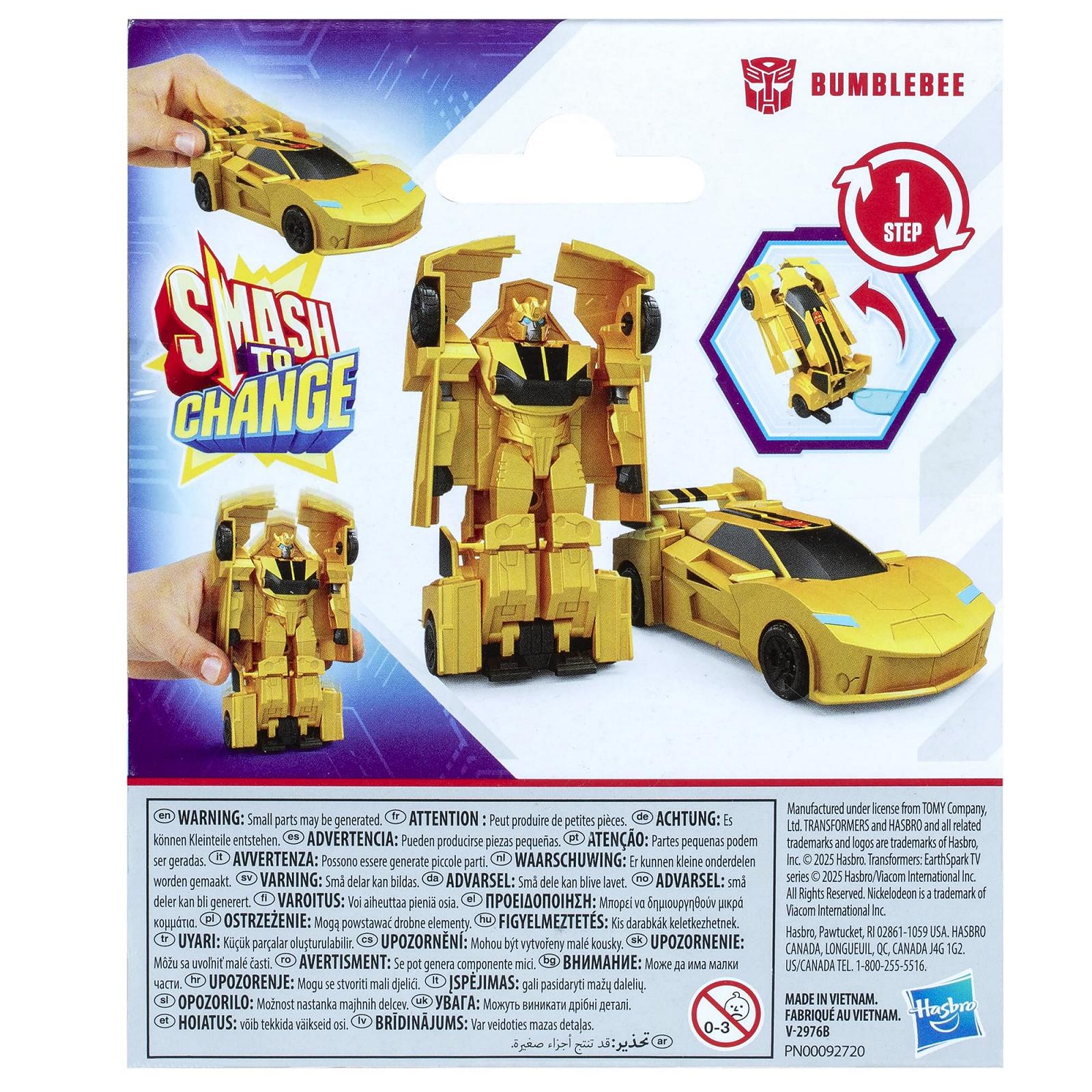 Фігурка Transformers EarthSpark Bumblebee, що змінює форму одним кроком, фото №11