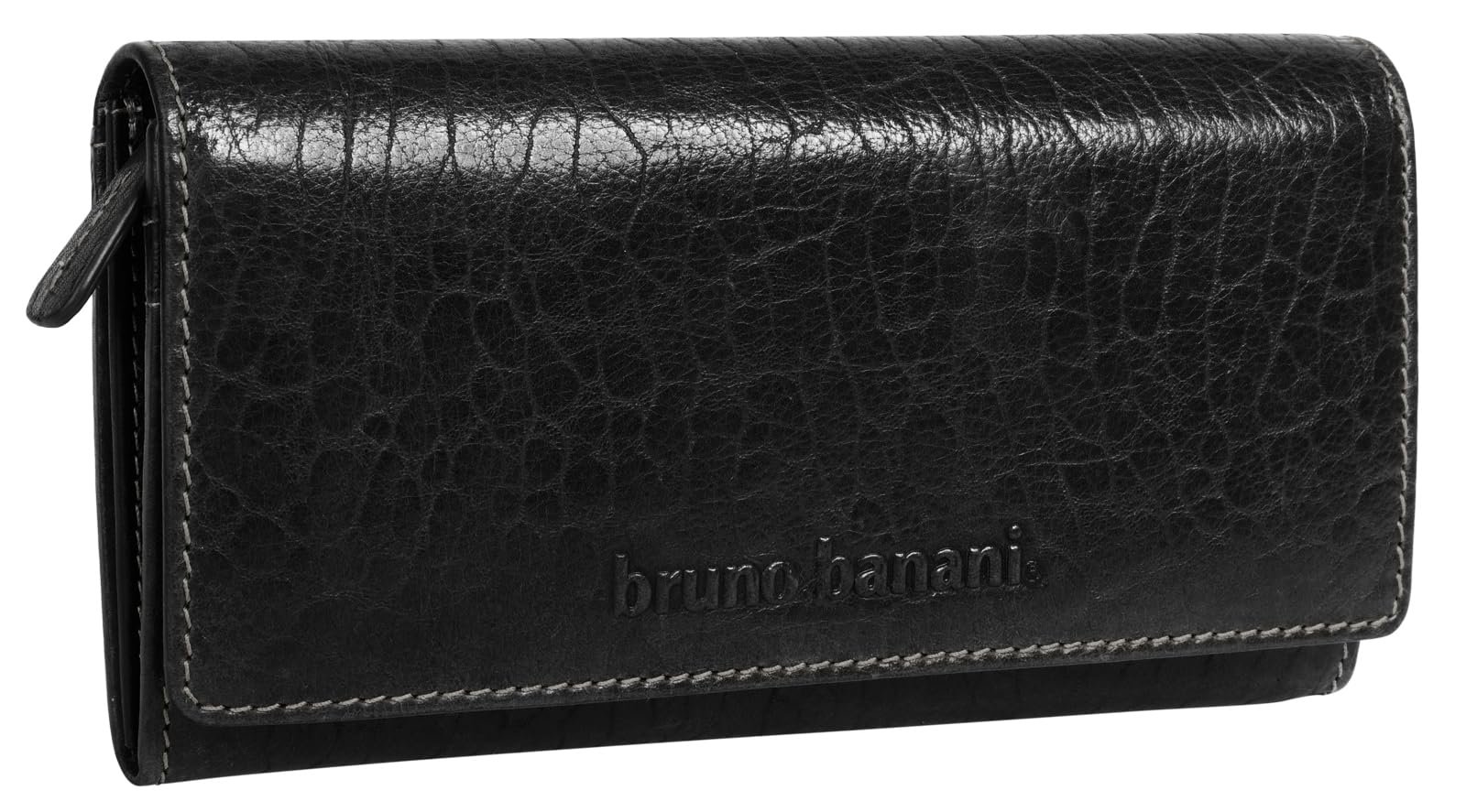 Кошелек bruno banani 022124 Женский Кожаный с RFID защитой, Черный, стандартный размер, Повседневный, фото №3