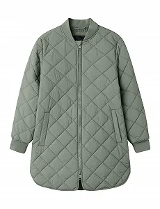 Куртка Name it Nkfmarlin Quilt Long Tb для дівчаток - Фото 1