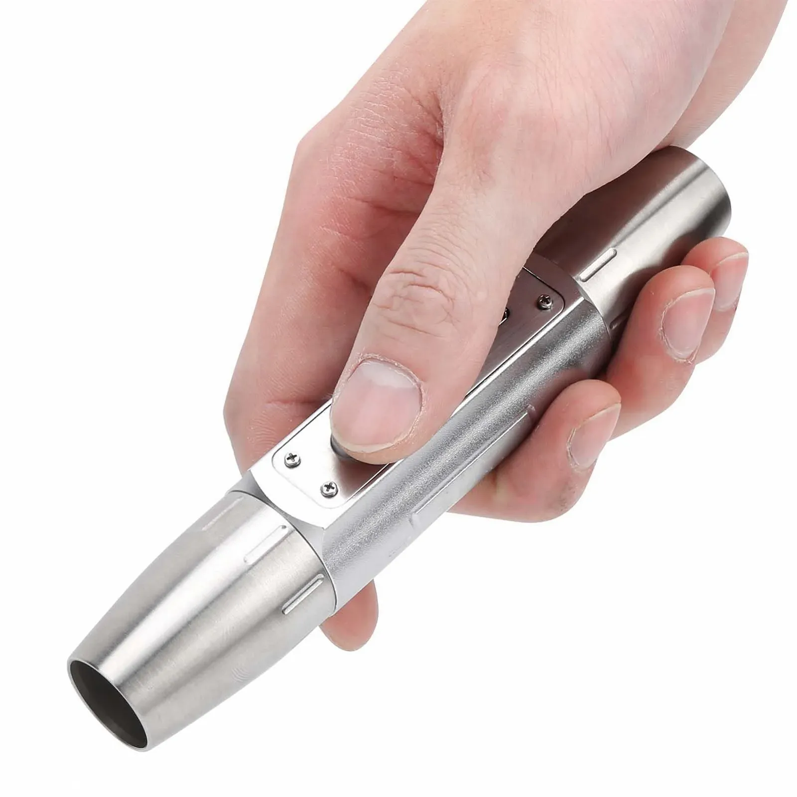 Ультрафіолетовий ліхтар LED USB акумуляторний ідентифікація ювелірних виробів нічний пошук детектор грошей подвійний кінець 6 світлодіодів, фото №2