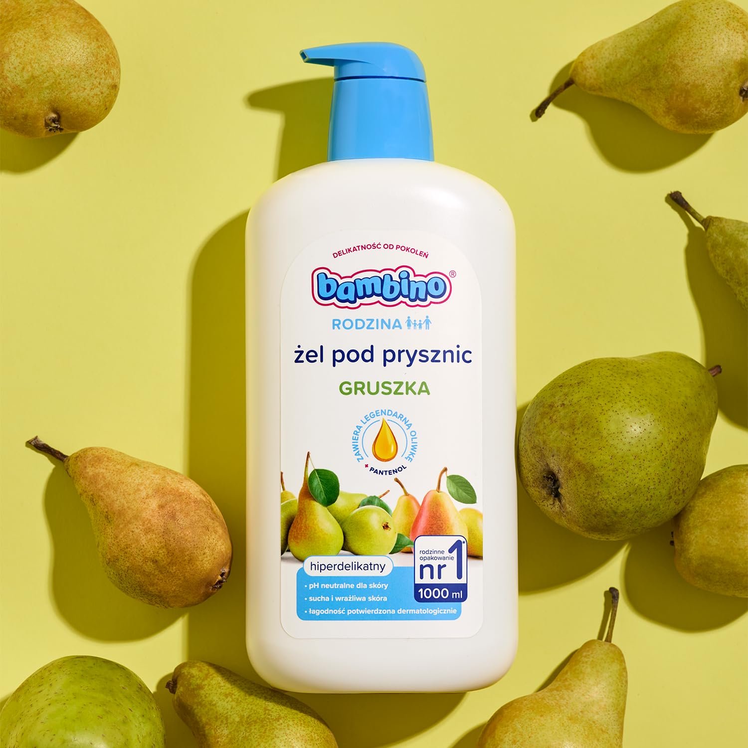 Гель для душу Bambino Family з ароматом груші 1000 мл, фото №3 Гель для душу Bambino Family з ароматом груші 1000 мл, фото №3