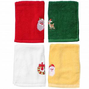 Набір рушників Ciieeo Christmas Embroidery бавовняні вишиті 4 шт. для кухні та ванної - Фото 1