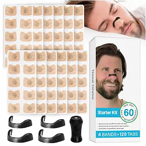 Роздільник для носа проти хропіння 120 штук Магнітна смужка для носа - Фото 1