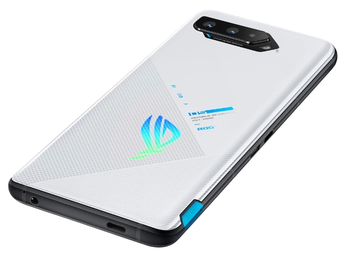 Смартфон 6.78" ASUS ROG Phone 5 16/256Gb 5G 2-SIM NFC 64/24Мп 8 ядер Android 13 White, фото №5 Смартфон 6.78" ASUS ROG Phone 5 16/256Gb 5G 2-SIM NFC 64/24Мп 8 ядер Android 13 White, фото №5