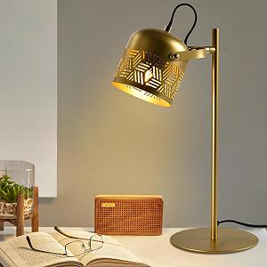 Настільна LED лампа LQWELL Retro Palace Style E27 металева - Фото 1