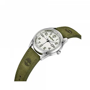 Часы Timberland Northbridge Мужские Зеленый Кожаный Ремешок, Диаметр корпуса 45 мм TDWGB2230703, Зеленый, Современный synthetic.ua - Фото 1