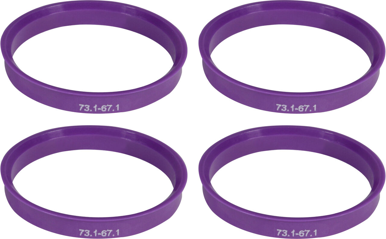 Кільця центрувальні для колісних дисків 73.1-67.1 Walline термопластик WL, фото №1