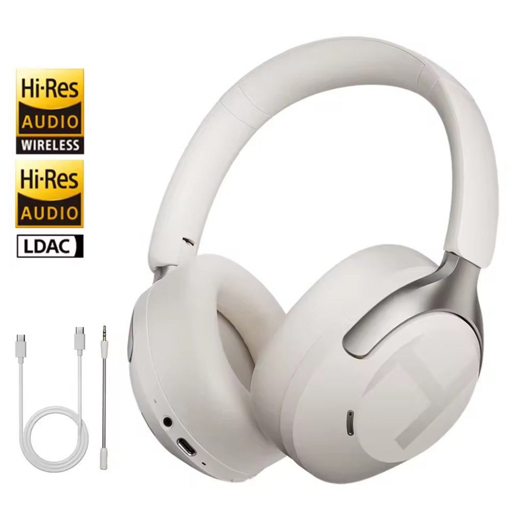 Навушники HAYLOU S40 Hi-Res LDAC ANC Multipoint BT6.0 90 год White, фото №4