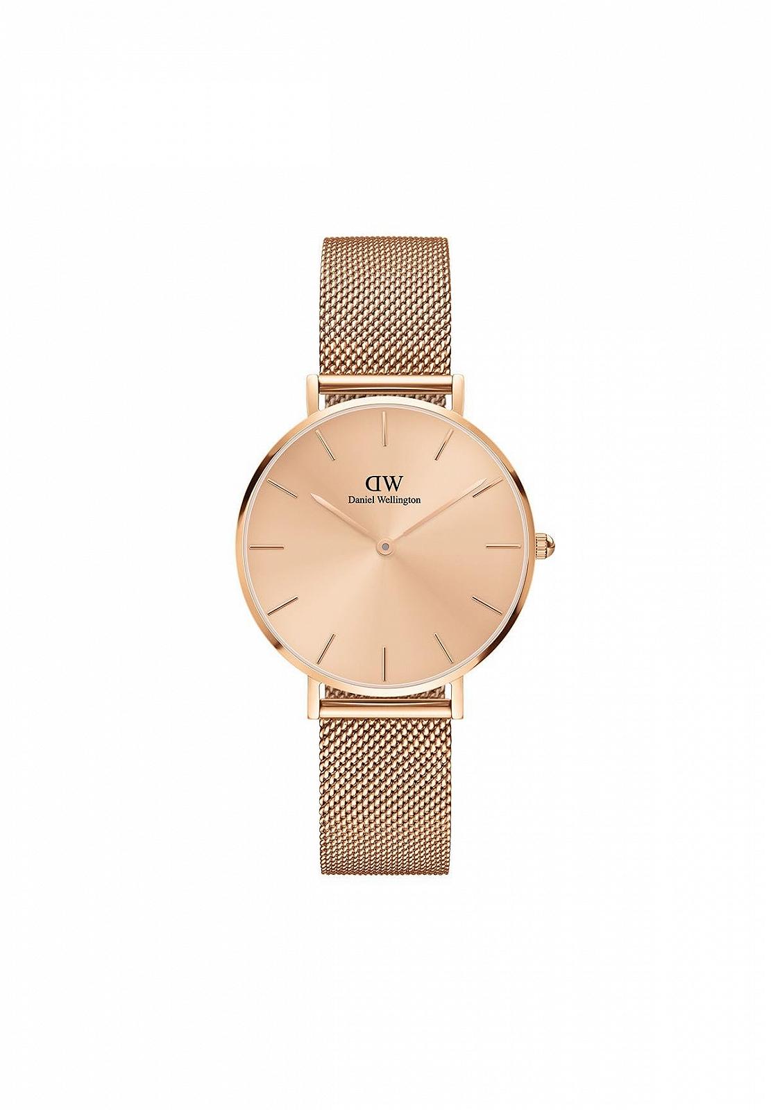 Годинник Daniel Wellington Petite Сріблястий нержавіюча сталь (316L), рожевий, Modern, фото №1