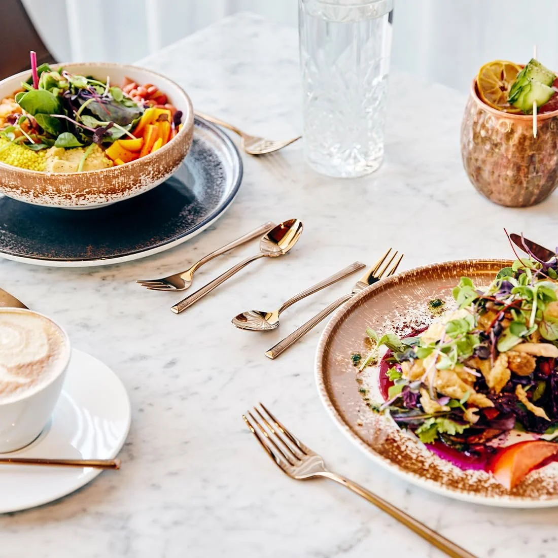 Набір столових приборів Paul Wirths Vivendi, 30 предметів на 6 персон, високоякісне PVD-покриття, елегантний набір з нержавіючої сталі 18/10, мідний колір, фото №2 Набір столових приборів Paul Wirths Vivendi, 30 предметів на 6 персон, високоякісне PVD-покриття, елегантний набір з нержавіючої сталі 18/10, мідний колір, фото №2