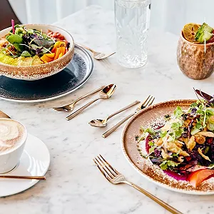 Набір столових приборів Paul Wirths Vivendi, 30 предметів на 6 персон, високоякісне PVD-покриття, елегантний набір з нержавіючої сталі 18/10, мідний колір synthetic.ua - Фото 1