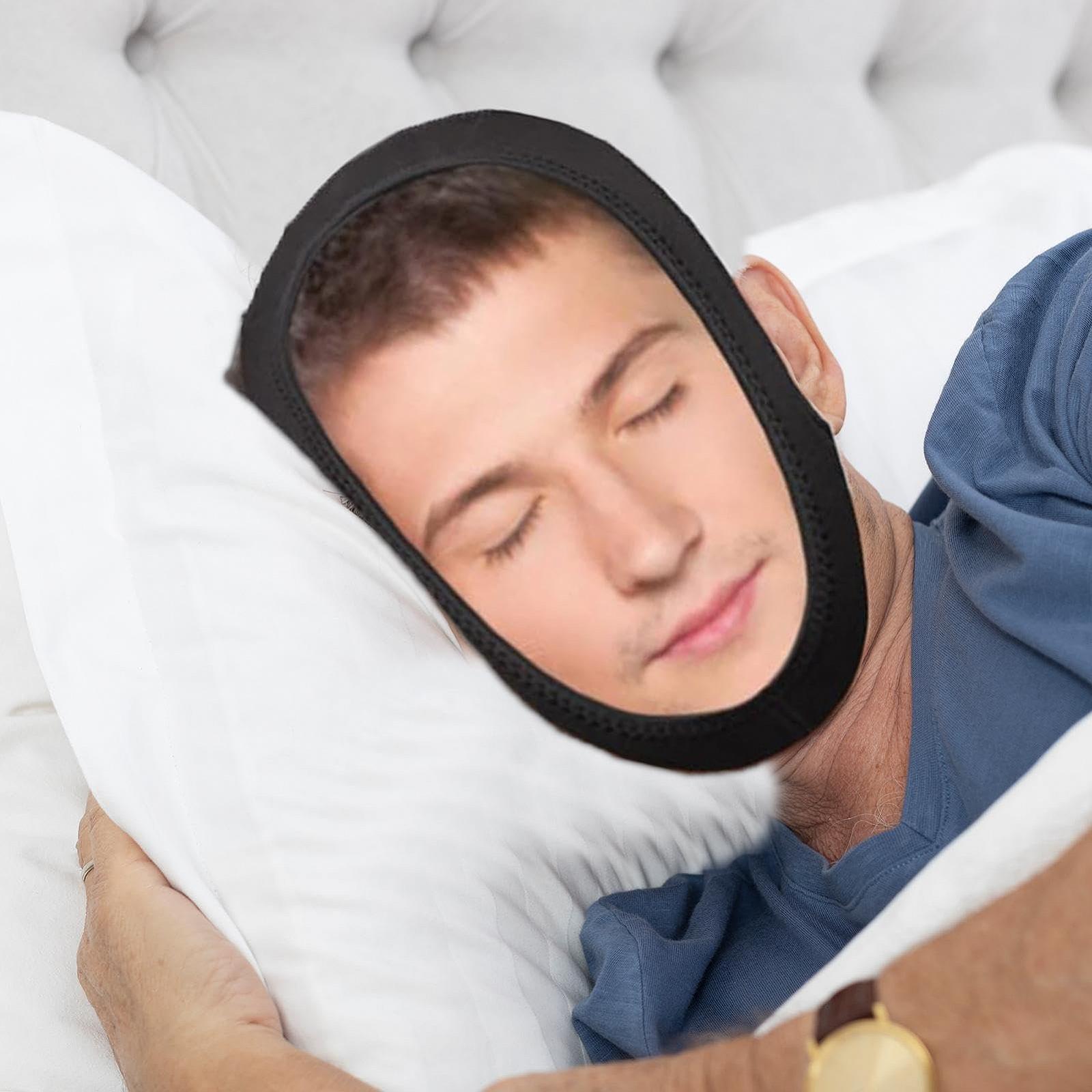 Ремешок на подбородок для сна против храпа, дышащий, регулируемый, фото №3