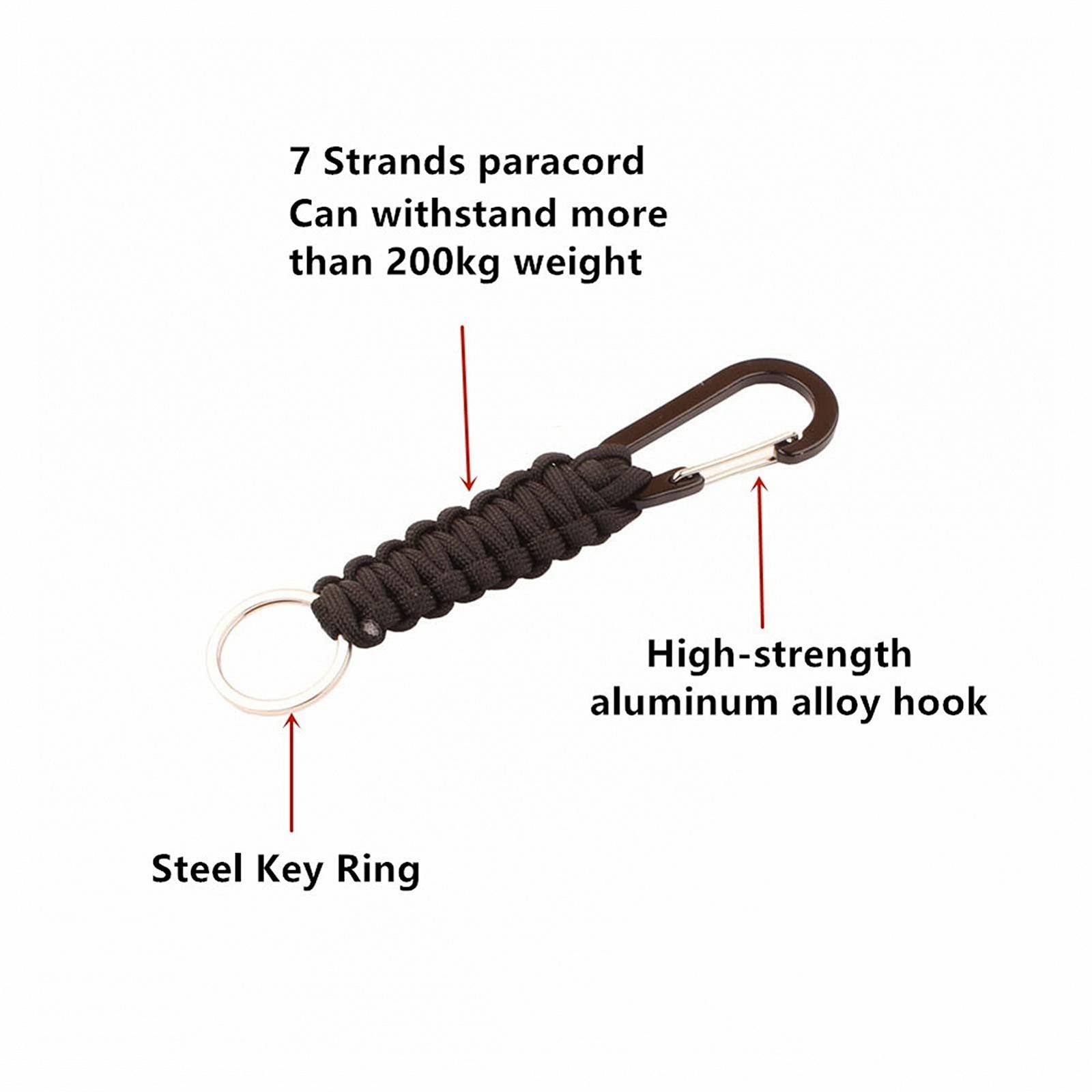 Инструмент для кемпинга Брелок Cord Rope Paracord Keychain Army Green Camo, фото №4