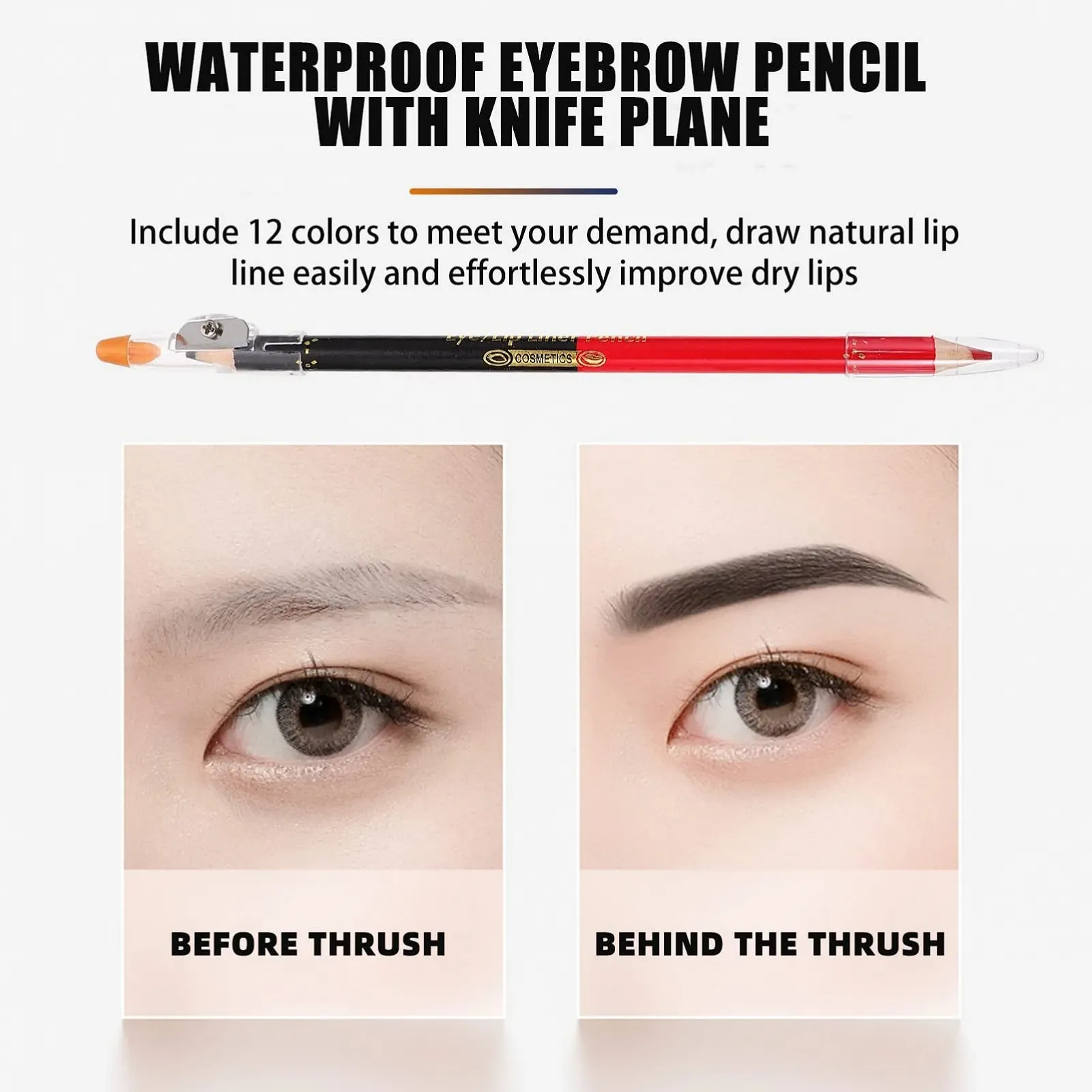 Карандаш для глаз Beaupretty, матовый, водостойкий, деревянный, фото №2 Карандаш для глаз Beaupretty, матовый, водостойкий, деревянный, фото №2