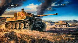 Пазл German Tiger Tank 1000 деталей 70 x 50 см в стиле кинофильма - Фото 1