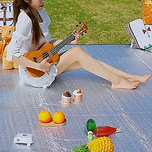 Коврик Camping - Водонепроницаемый пикниковый коврик из алюминиевой фольги synthetic.ua - Фото 1