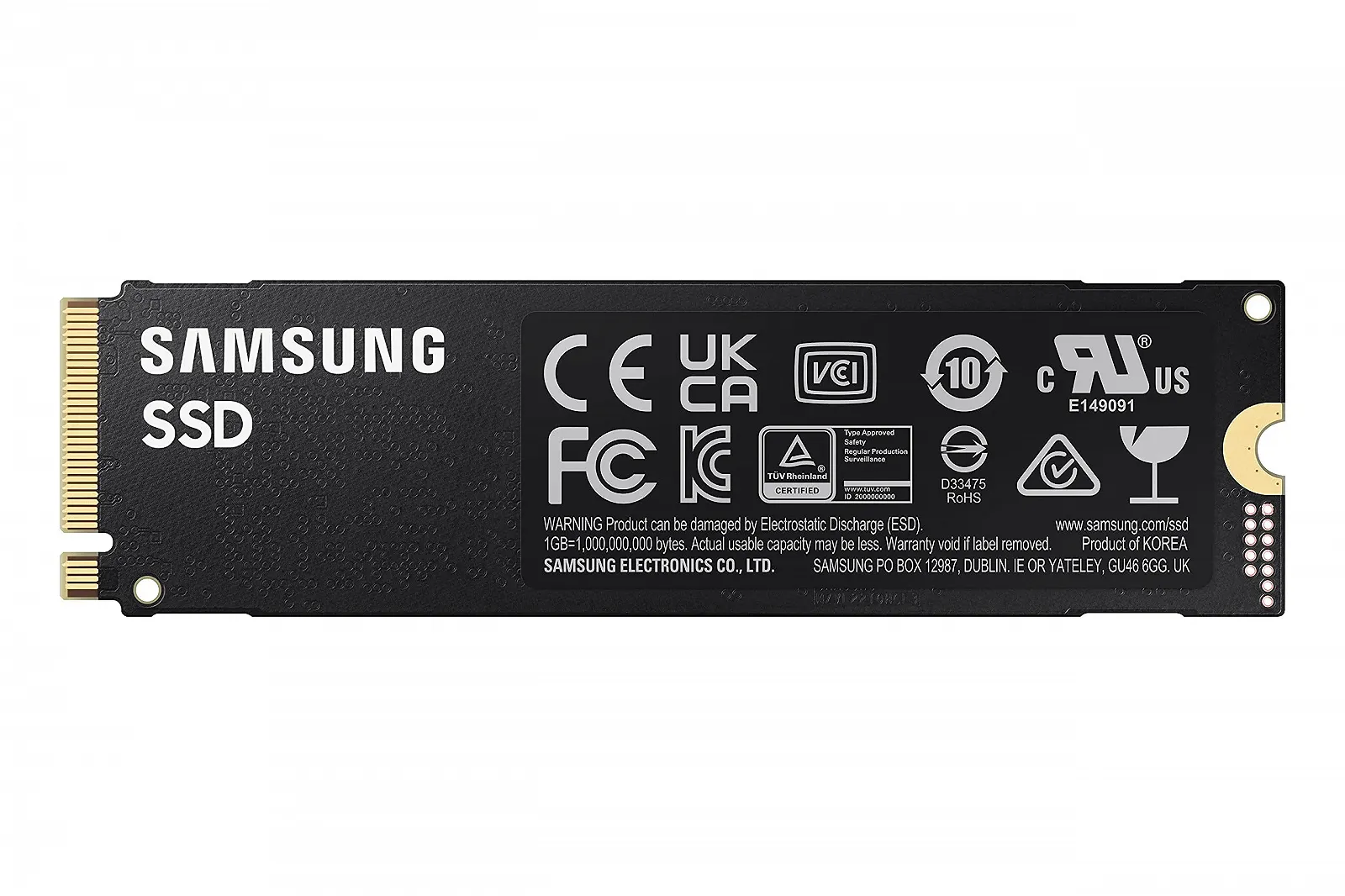 Внутренний SSD Samsung 980 PRO MZ-V8P1T0BW 1TB PCIe 4.0 NVMe M.2 (2280), фото №2 Внутренний SSD Samsung 980 PRO MZ-V8P1T0BW 1TB PCIe 4.0 NVMe M.2 (2280), фото №2