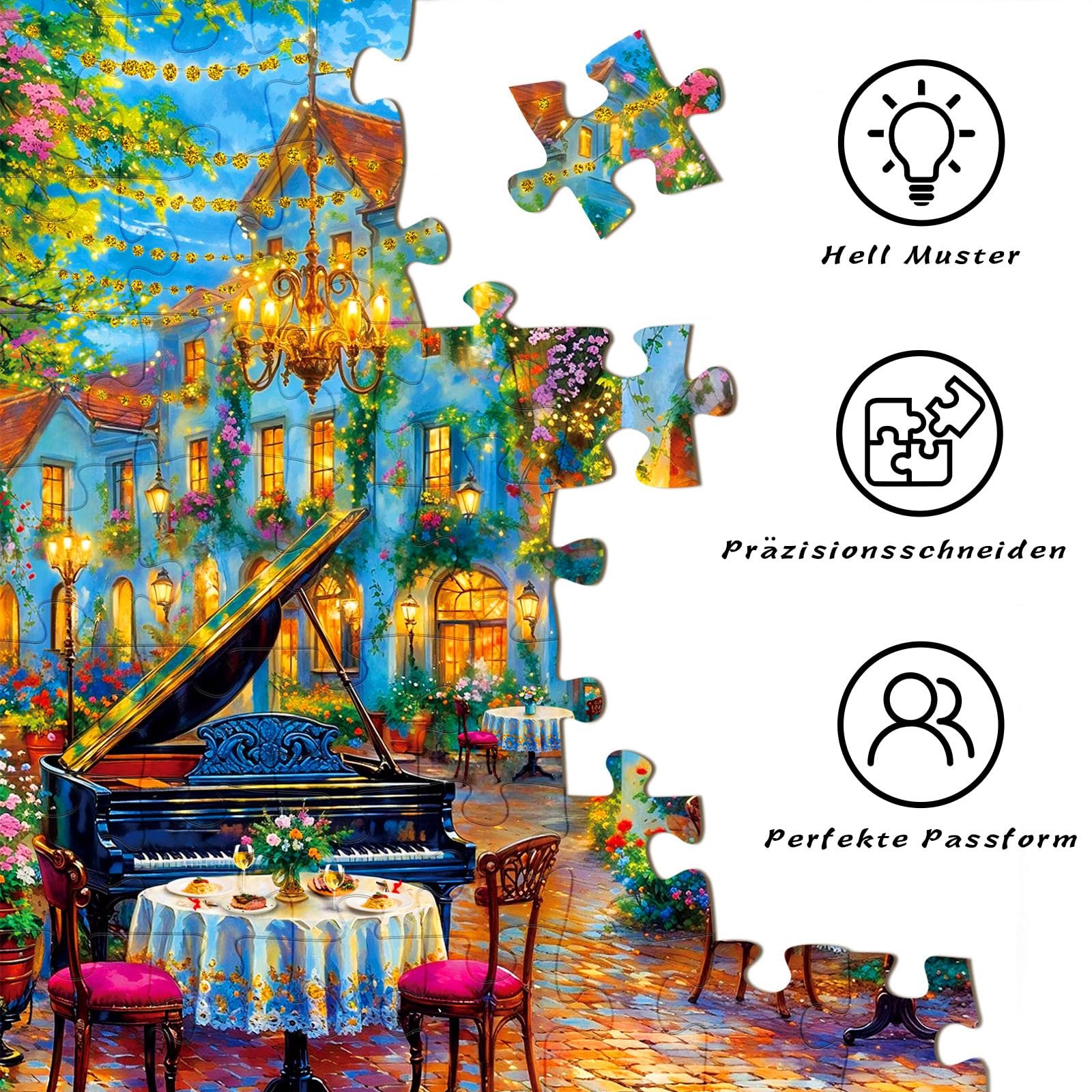 Пазл HUADADA Colourful Butterfly 1000 елементів 70 x 50 см, фото №6