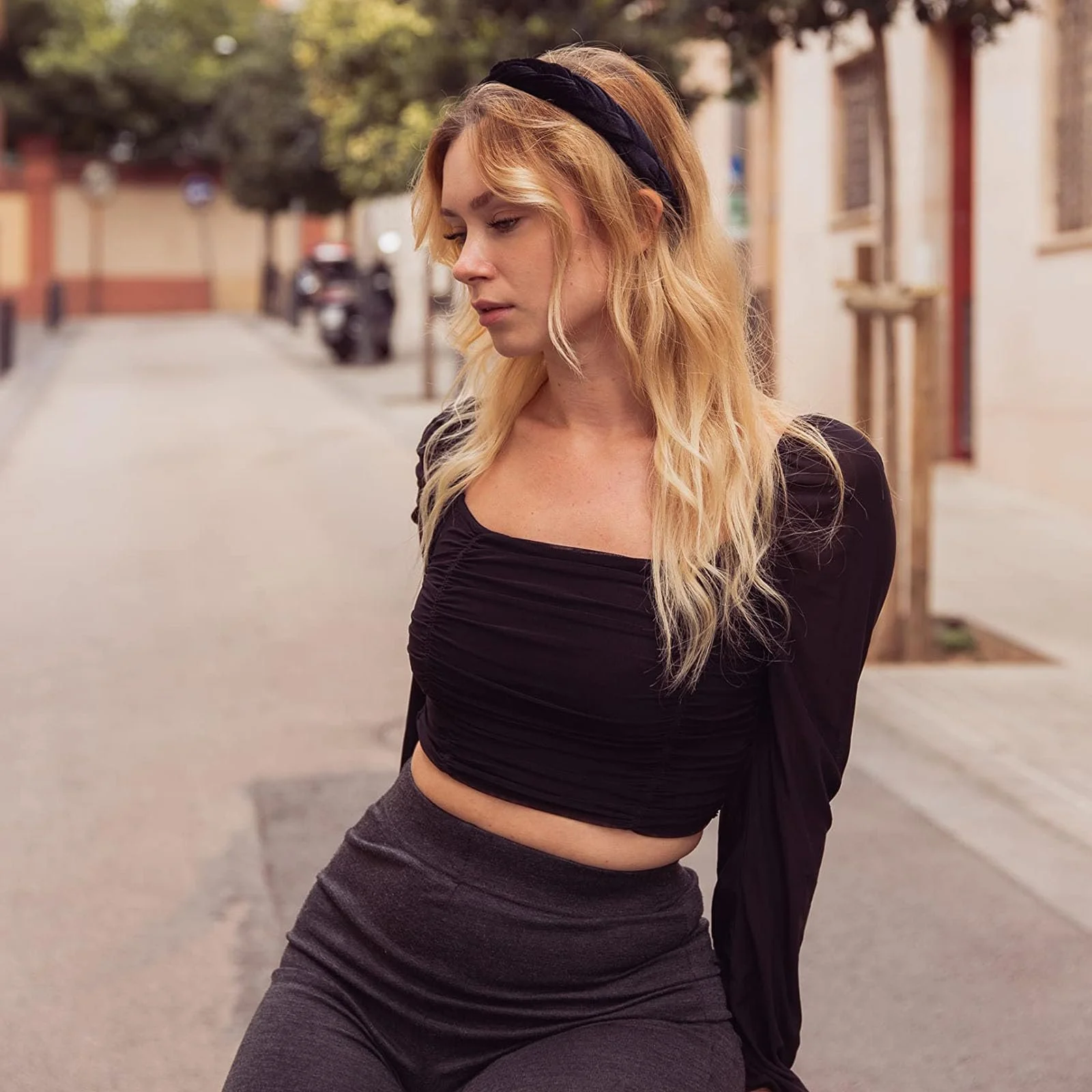 Обруч Оксамитовий Плетений, фото №6 Обруч Оксамитовий Плетений, фото №6