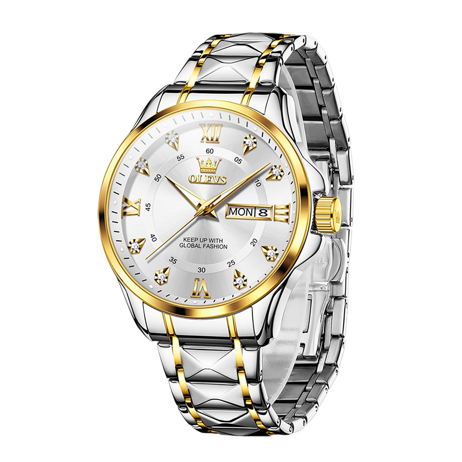 Часы Raitown Мужские Нержавеющая сталь Аналоговый Кварцевый Водонепроницаемый Световой Мода Бизнес Классический Серебристый Черный Золотой Синий Подарок для мужчины, фото №1 Часы Raitown Мужские Нержавеющая сталь Аналоговый Кварцевый Водонепроницаемый Световой Мода Бизнес Классический Серебристый Черный Золотой Синий Подарок для мужчины, фото №1