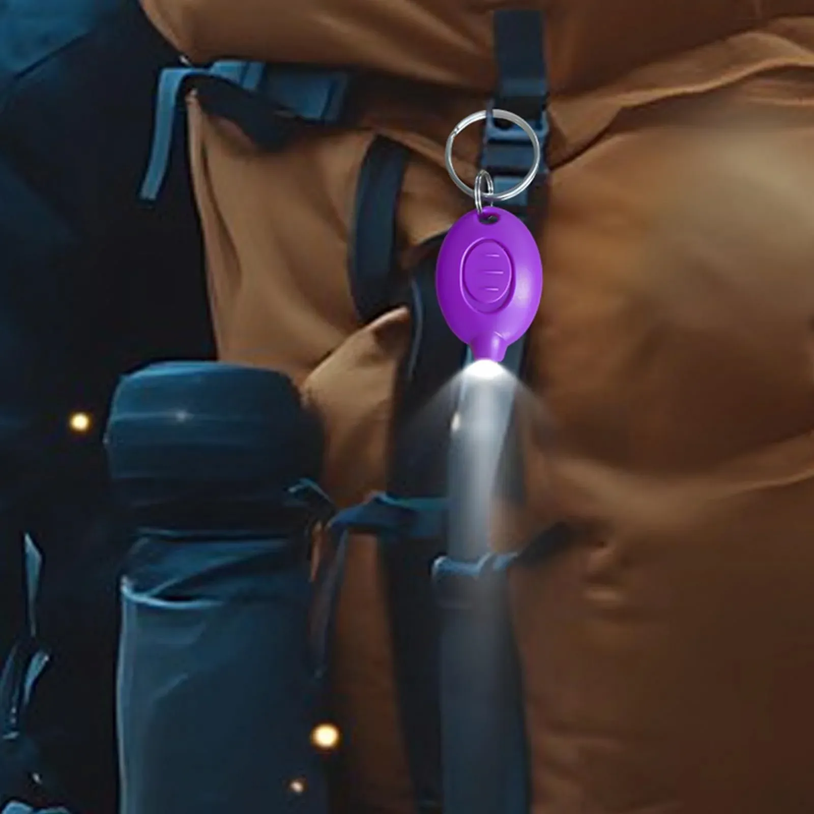 Светодиодный фонарик Маленький фонарик на батарейках Легкий тротуарный фонарь Портативный для ежедневного ношения и чрезвычайных ситуаций во время пеших прогулок Кемпинг Путешествия, фото №2