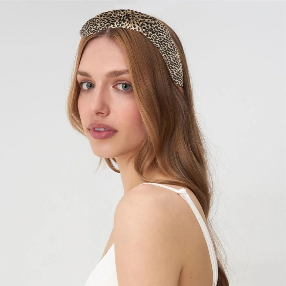 Обруч на голову GOOMICK Вінтажний леопардовий принт, фото №5