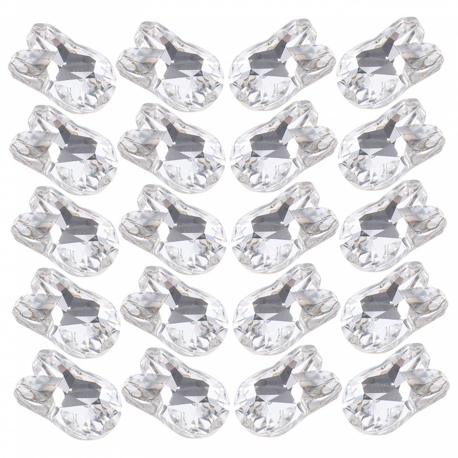 Украшения для ногтей Мультяшные Серебро 2 набора 20 шт * 2, фото №9