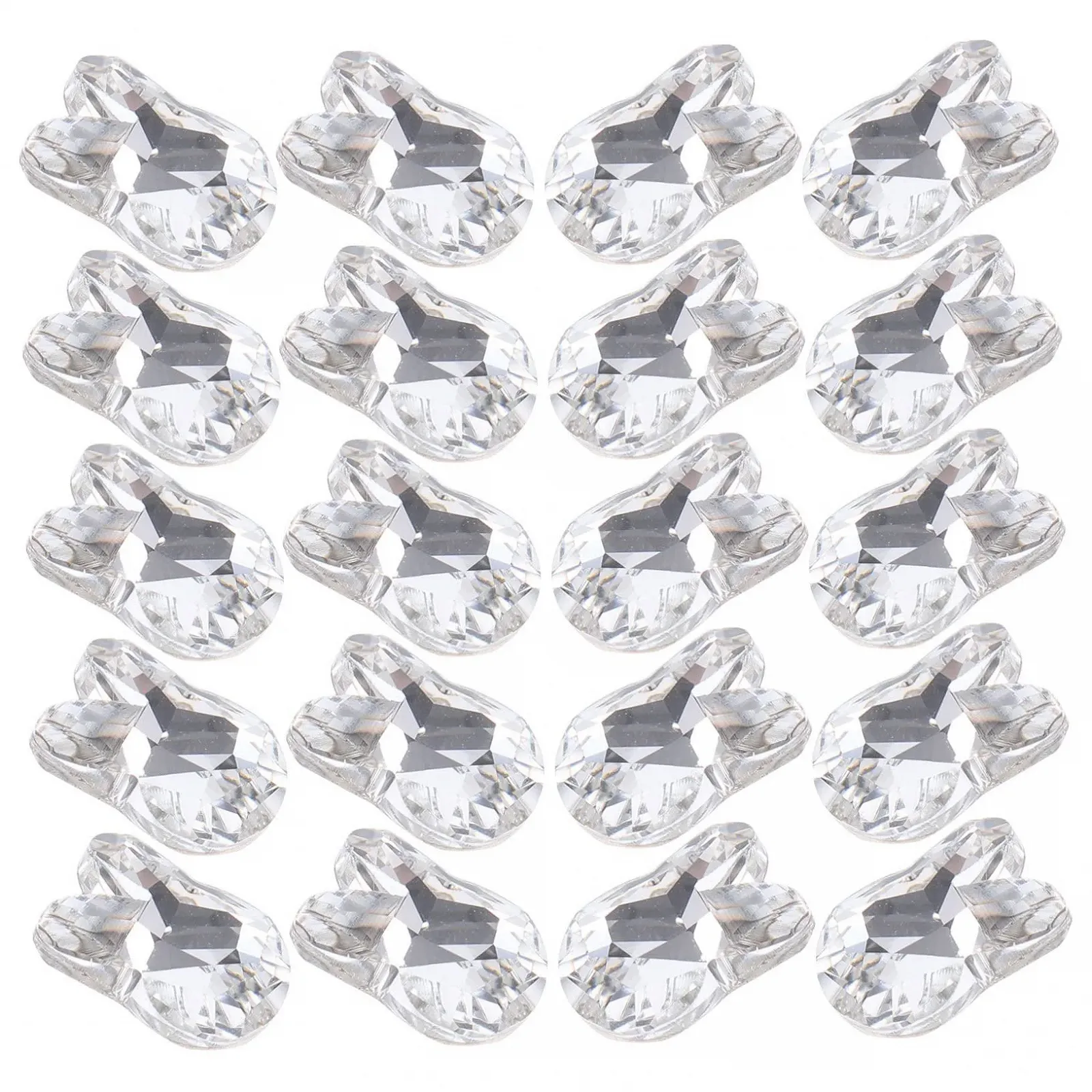 Прикраси для нігтів Мультяшні Срібло 2 набори, фото №9