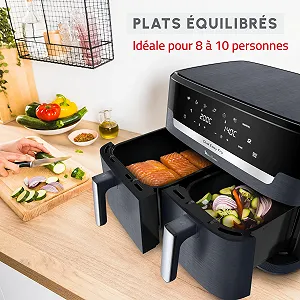 Мультипечь Moulinex Dual Easy Fry XXL EZ942BF0 11 л 7 программ цена на synthetic.ua - Фото 1 Мультипечь Moulinex Dual Easy Fry XXL EZ942BF0 11 л 7 программ synthetic.ua - Фото 1