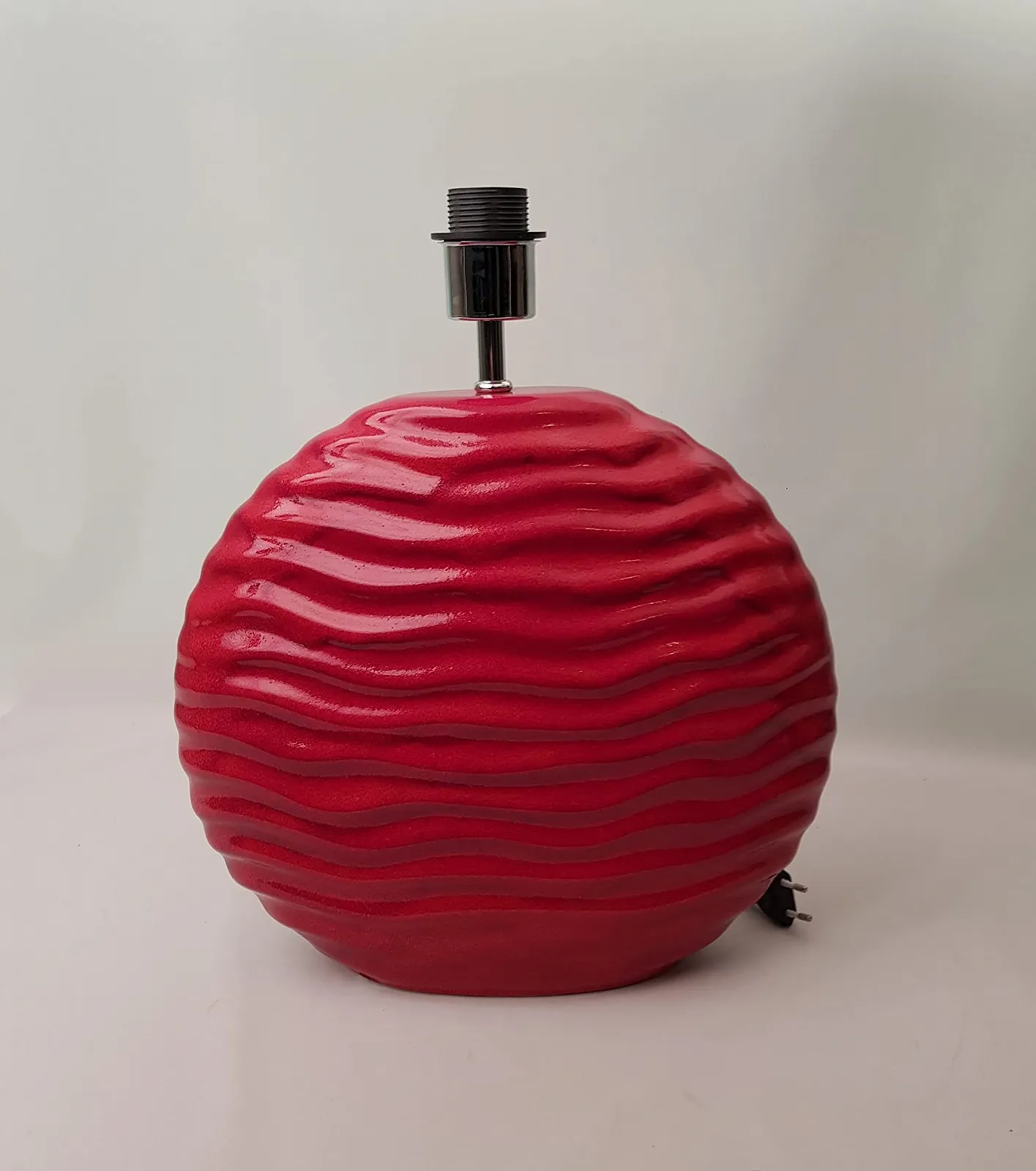 Настільна лампа Generisch Elita Red Glaze Champagne керамічна, фото №5