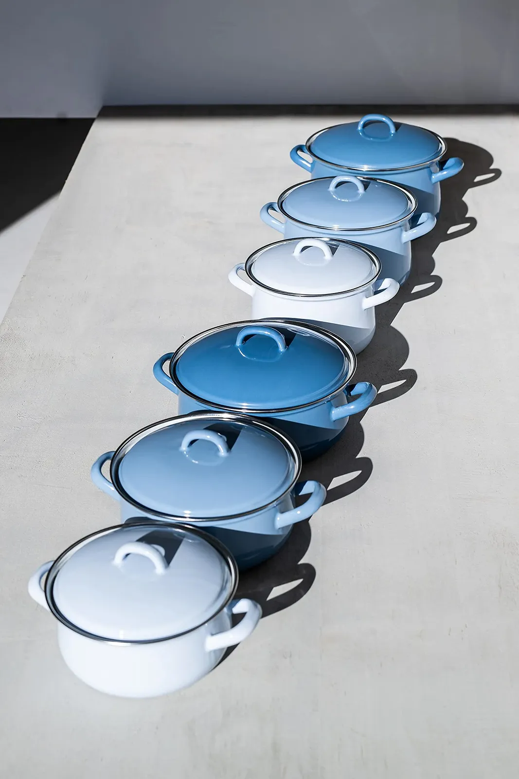 Кастрюля Riess Classic Edition Nature 0613-129 20 см 2 л Эмалированная Темно-синяя, фото №4