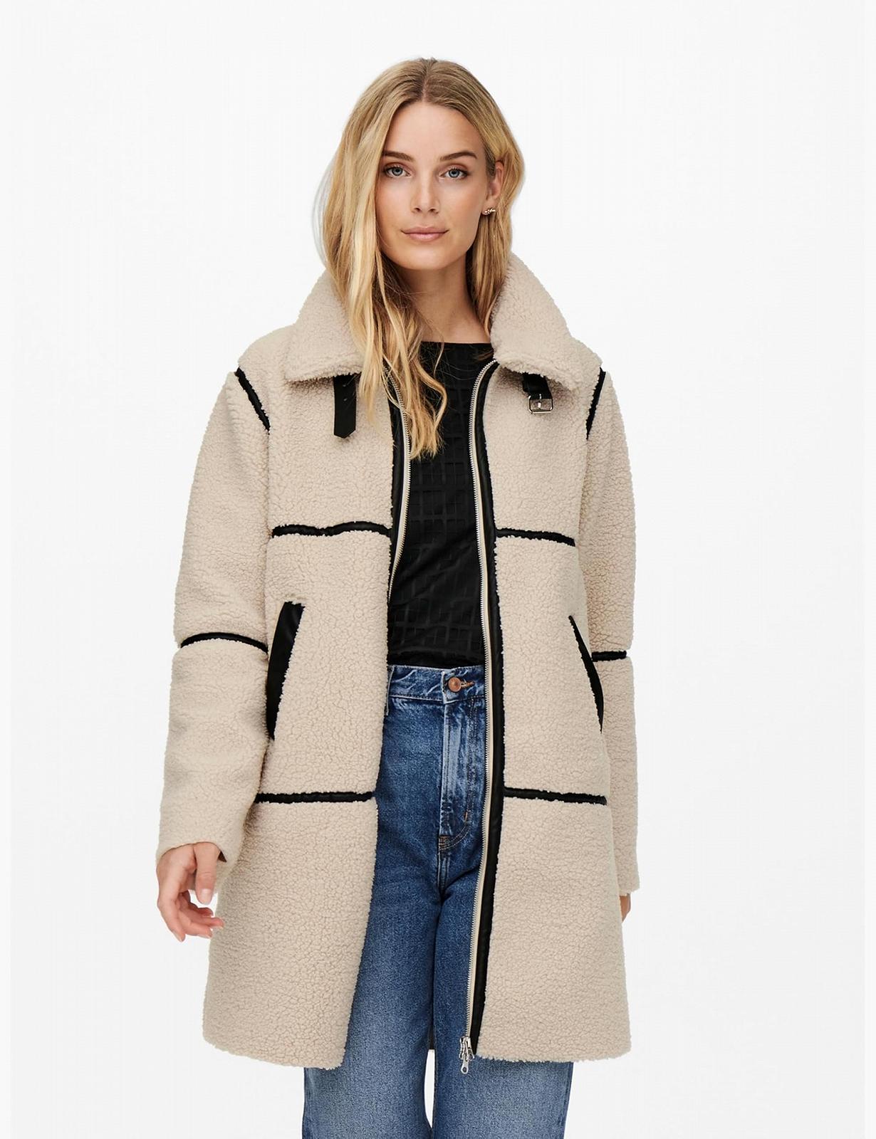 Куртка Teddy JACQUELINE de YONG Jdyfrosty Long Jacket OTW Noos, фото №3