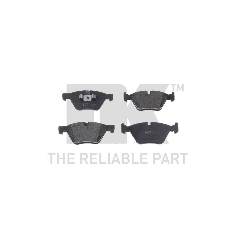 Комплект тормозных колодок, дисковый тормоз NK 221561 для BMW передний мост, фото №1 Комплект тормозных колодок, дисковый тормоз NK 221561 для BMW передний мост, фото №1