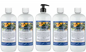 Лосьон для тела Claudius Orange 5 x 1 Литр с 1 помпой (Белый) - Фото 1